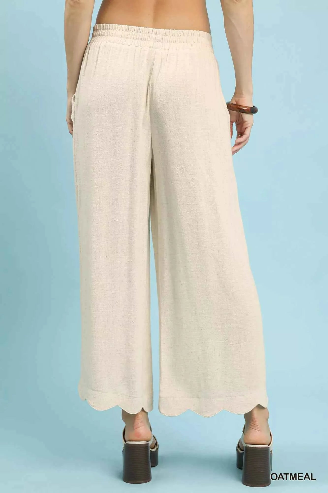 Umgee Linen Blend Scallop Hem Wide Leg Pants 01d77a95-82c2-421e-9f87-496a83bdd2aa-Max-Origin