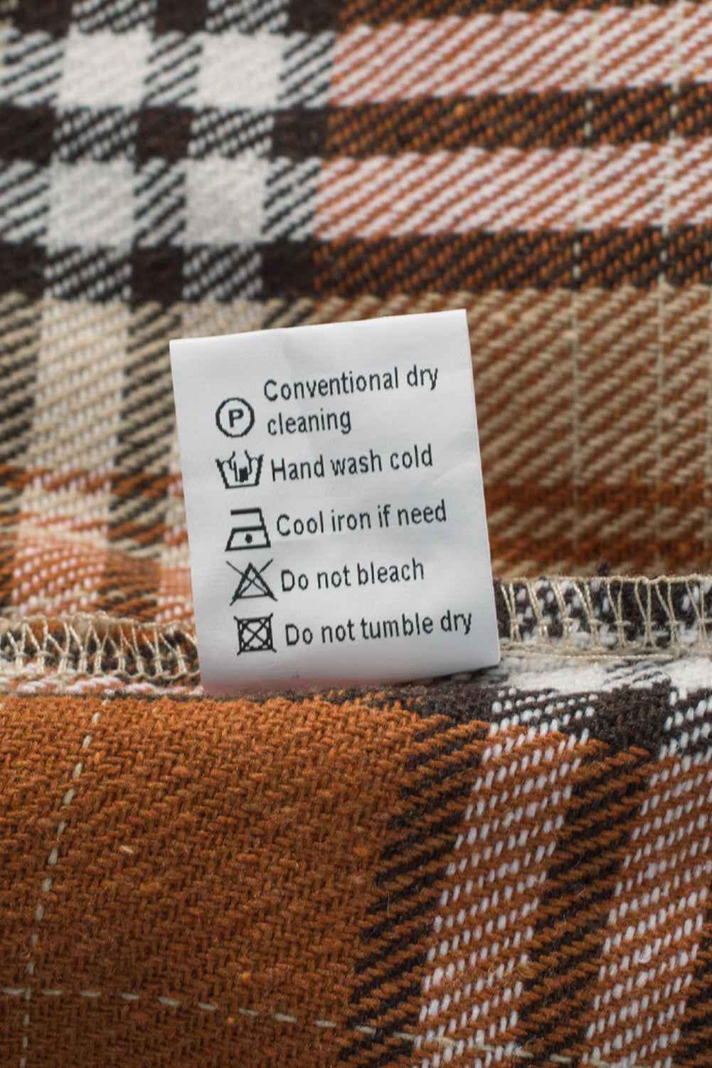 Orange Plaid Color Block Patchwork Pocket Shirt Shacket 11a306bd73d83b6a