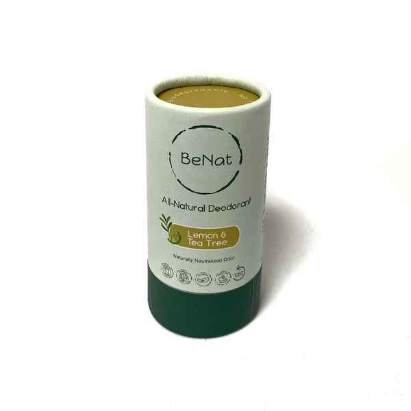 All Natural, Plastic-Free Deodorants. 3oz. Lemon & Tea Tree One Size 17696d69-349d-418c-9c90-7c3fb0db59e3