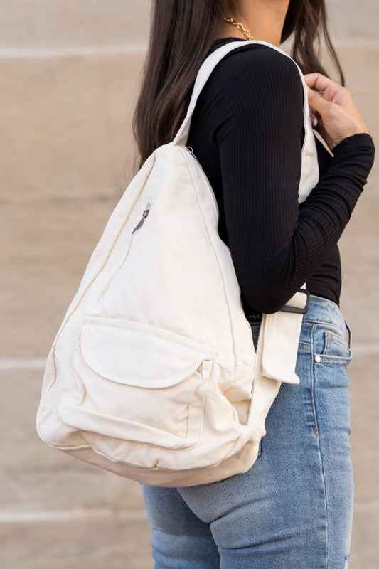 Oversized Canvas Sling Cream OneSize 17912132_a4ce16d0-3d9e-4f84-ab4a-18ea6d709a7d