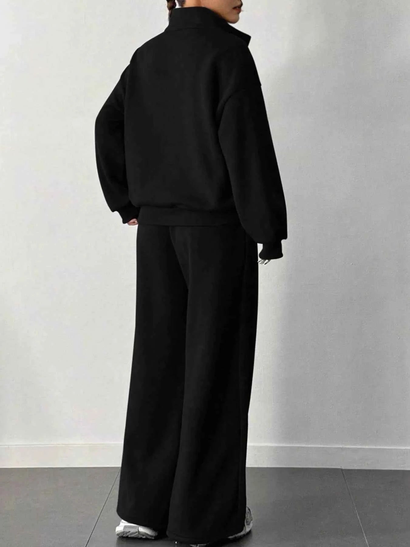 Half-Zip Long Sleeve Sweatshirt and Pants Set 18ef67e2-9ed9-47c6-a678-3b4181c6e15e-Max-Origin