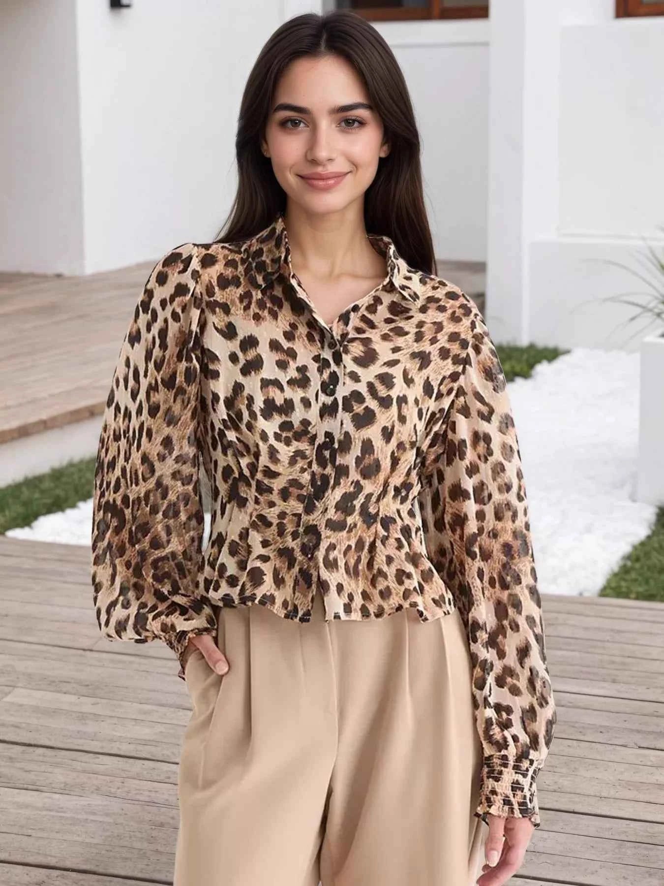 Leopard Button Up Shirt Leopard 20118be467504a31b6fd390219134eee-Max-Origin