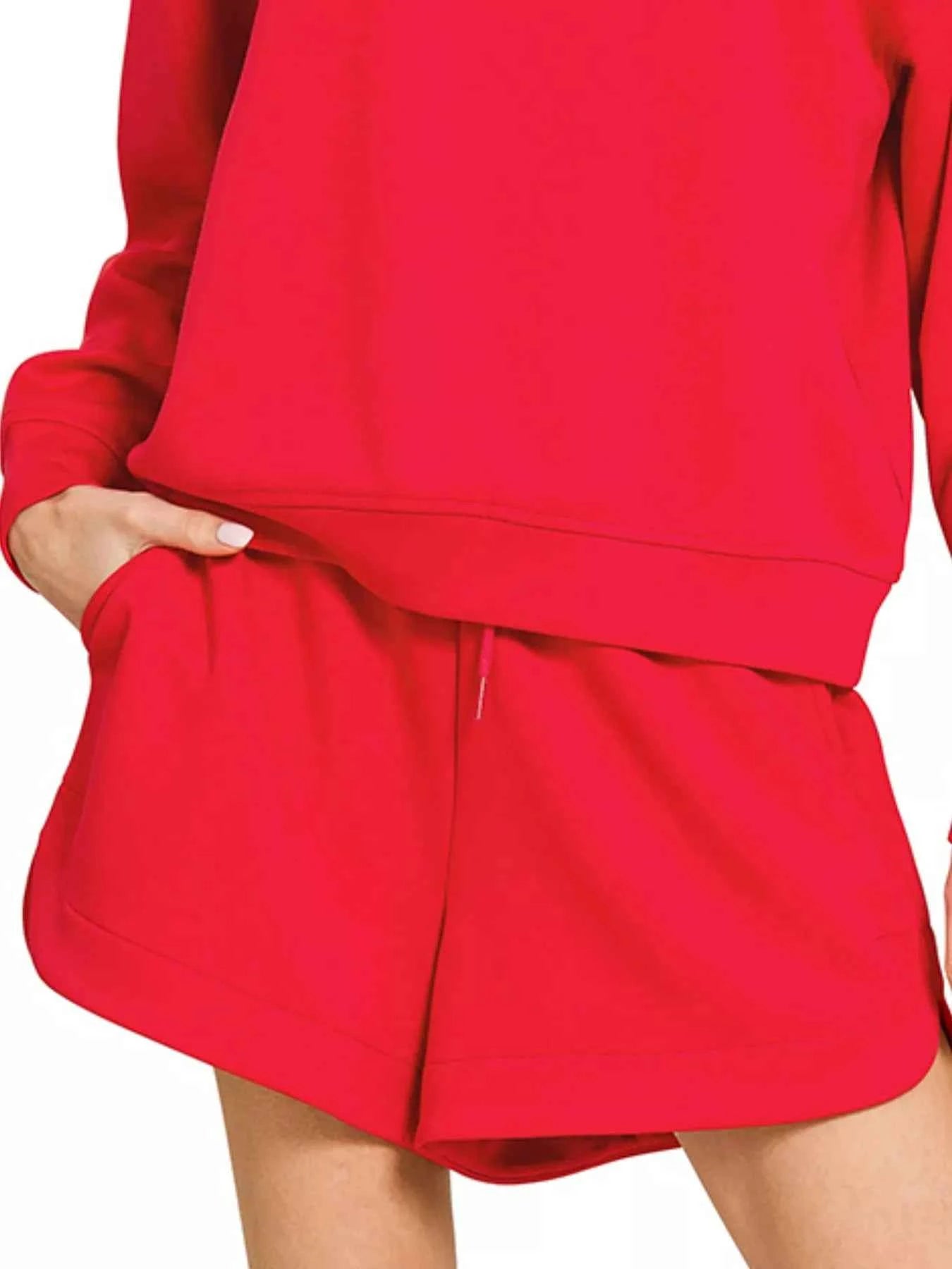 Zenana Scuba Long Sleeve Sweatshirt and Shorts Set 205299e0-5e20-49b1-b52a-9914428d463f-Max-Origin