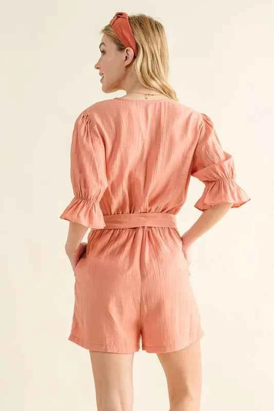 And The Why Flounce Sleeves Romper with Belt 21ddef27456746f4993b618013690232-Max-Origin