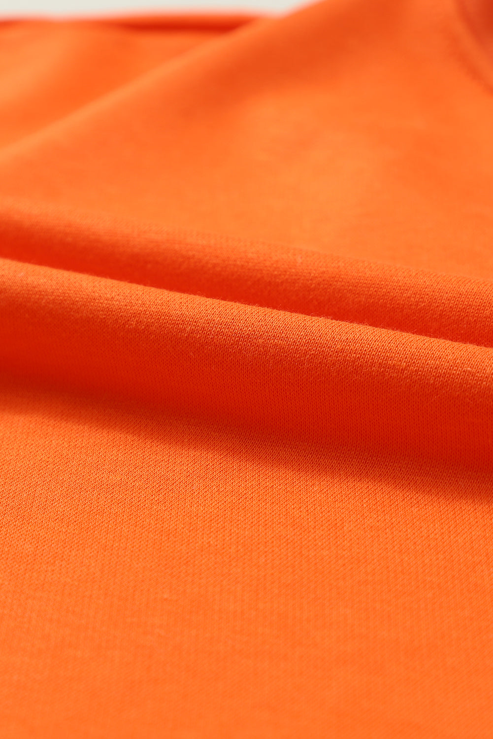 Orange Game Day Lettering Rugby Notched Neck Cropped Sweatshirt 234614a704a6a7fc