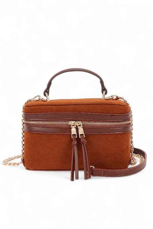 Top Handle Vanity Case Convertible Crossbody Bag Coffee O S 24693473_1dedb0d7-660c-4749-9a3c-b39b65762700