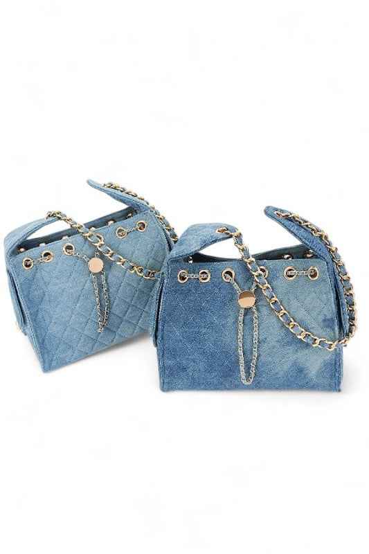 Quilted Denim Fashion Shoulder Bag 24694633_4bf77283-f639-41f9-bfa1-faf108159545