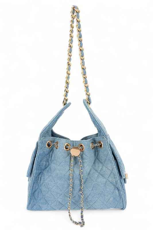 Quilted Denim Fashion Shoulder Bag Light Blue O S 24694633_b6302e79-0bee-4ba0-8f84-95d7c40fad51