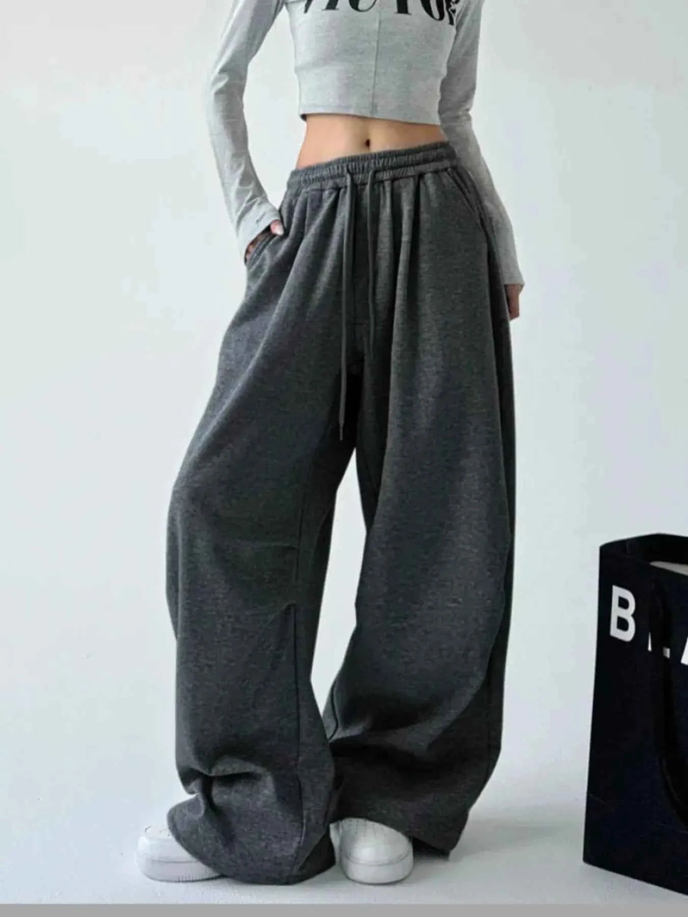 Oversized Wide Leg Drawstring Pants 2729ea27e4fc4d8883333221da3b017c-Max-Origin