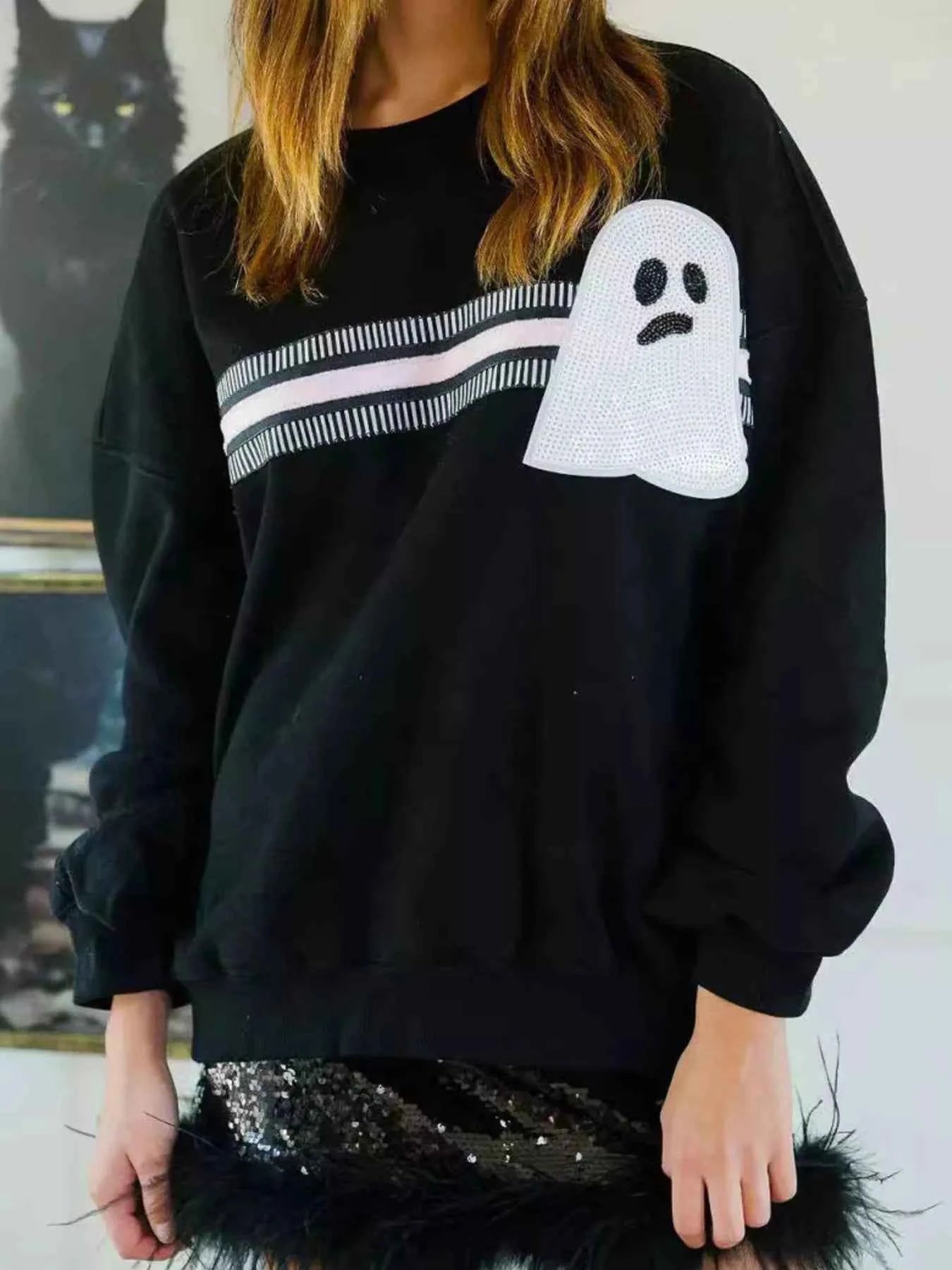 Halloween Sequin Round Neck Sweatshirt 28b6cb3f-08d7-4fa7-bf73-430356c55e47-Max-Origin