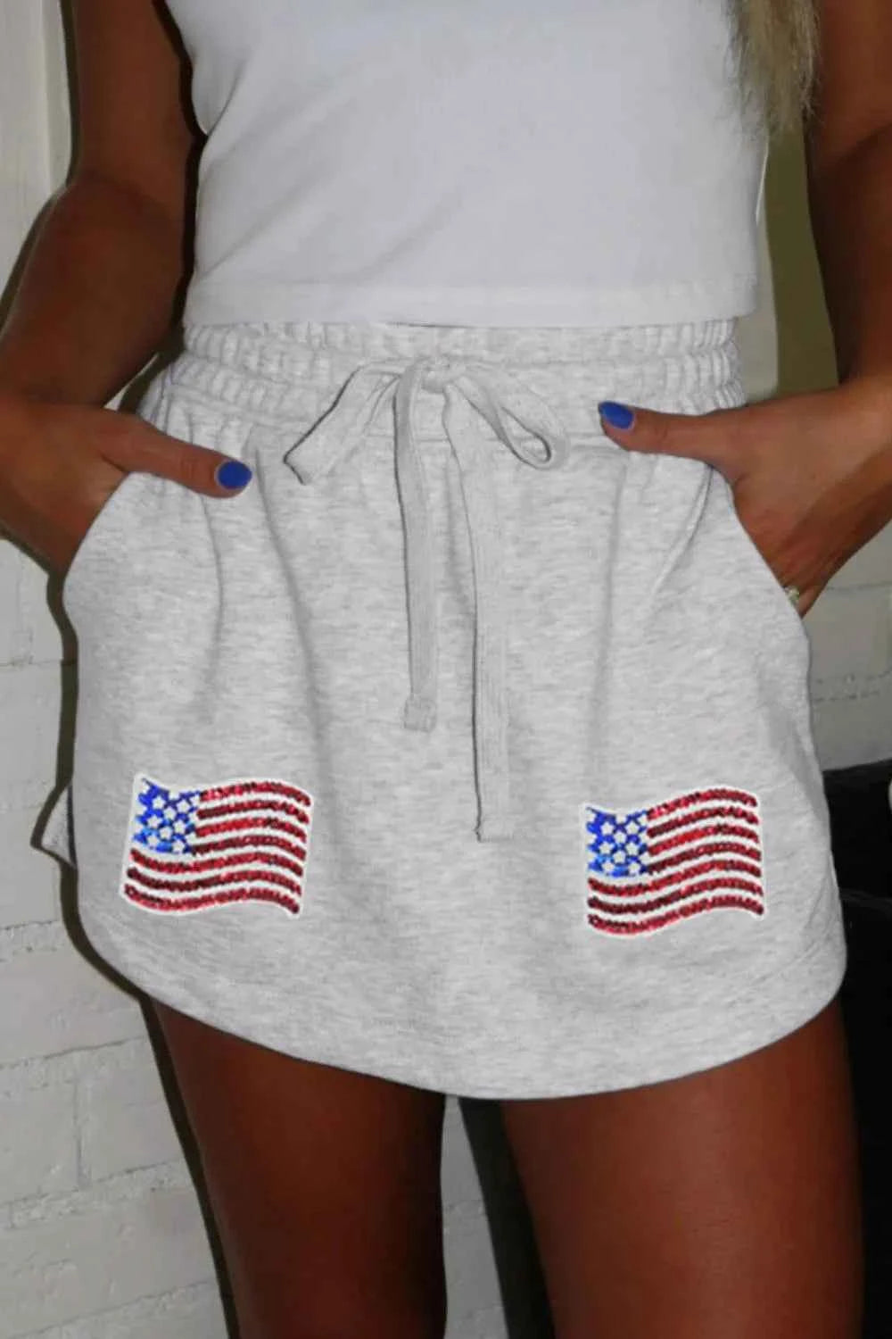 American Flag Embroidered Drawstring Casual Skirt 29ff7167-d024-485d-a2b8-c64d4af12ed6-Max-Origin