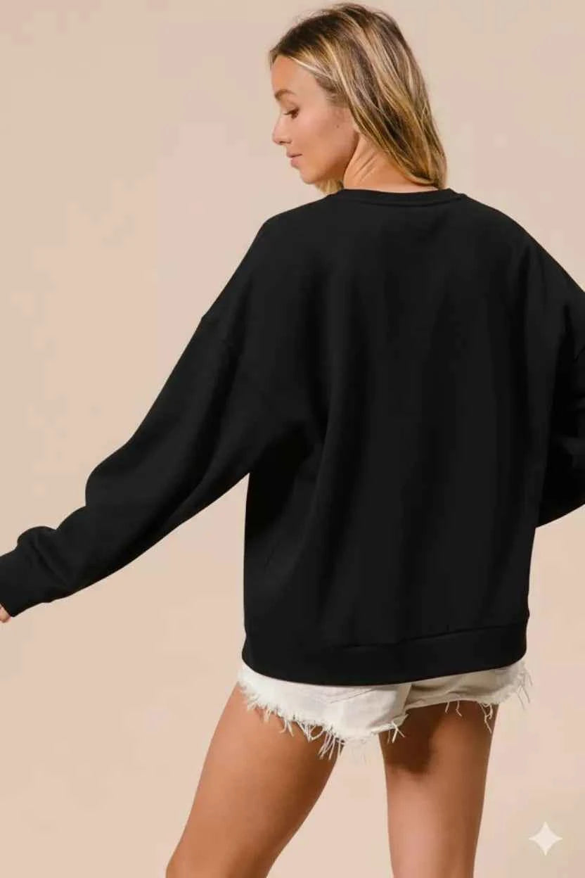 BiBi Plaid Merry Lettering Christmas Fleece Sweatshirt 33718d82-c2b1-48b7-ace9-03909aa2add1-Max-Origin