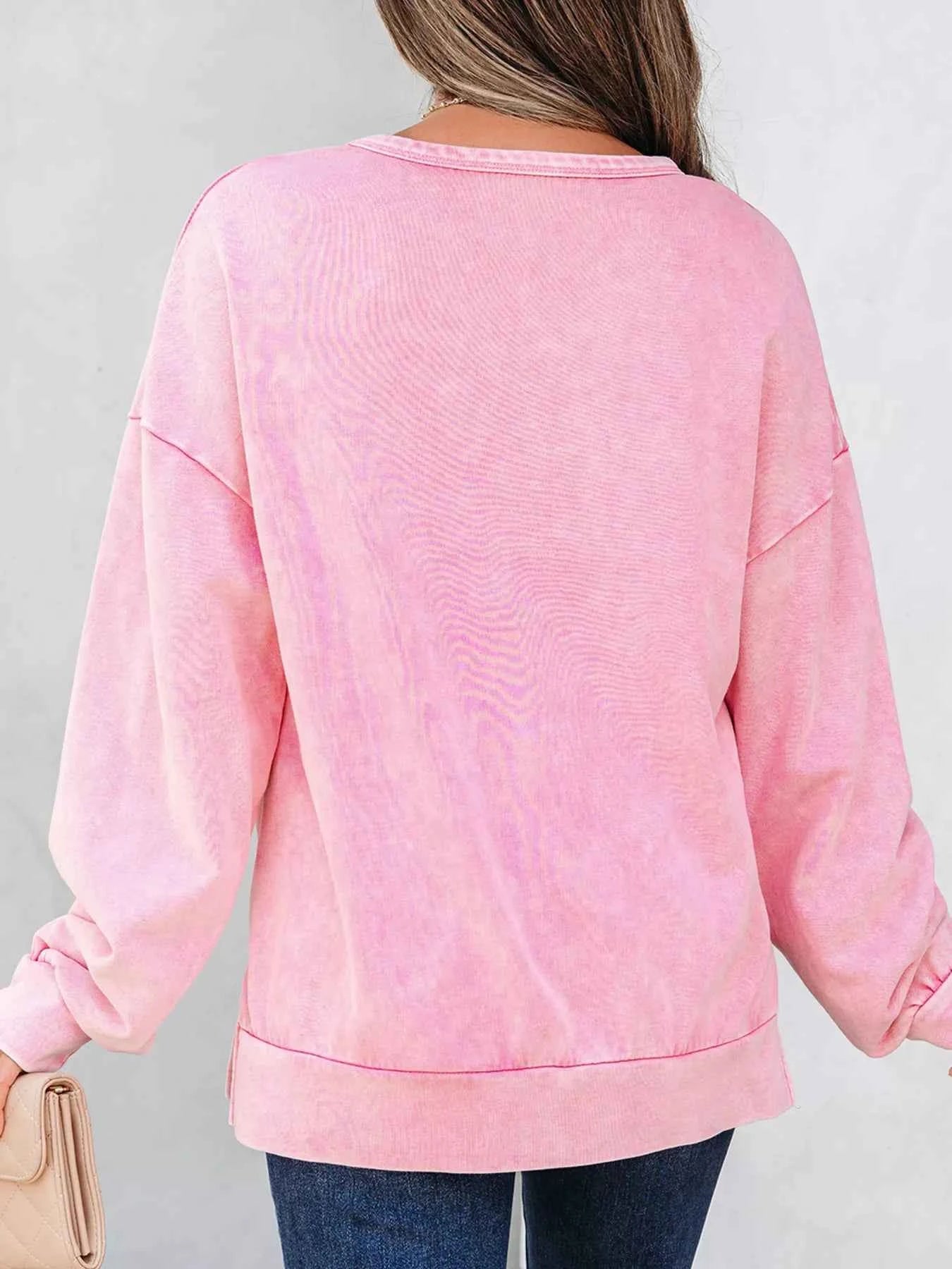 Mineral Wash Bow Patchwork Sweatshirt 347ffd510a21482cae32990b4cb2e108-Max-Origin