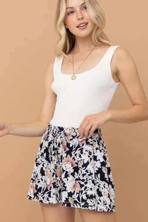 And The Why Wrinkle-free Stretchy Cooling Fabric Shorts FLORAL 369f8740f4d14fe3ae9cce3fafef257f-Max-Origin