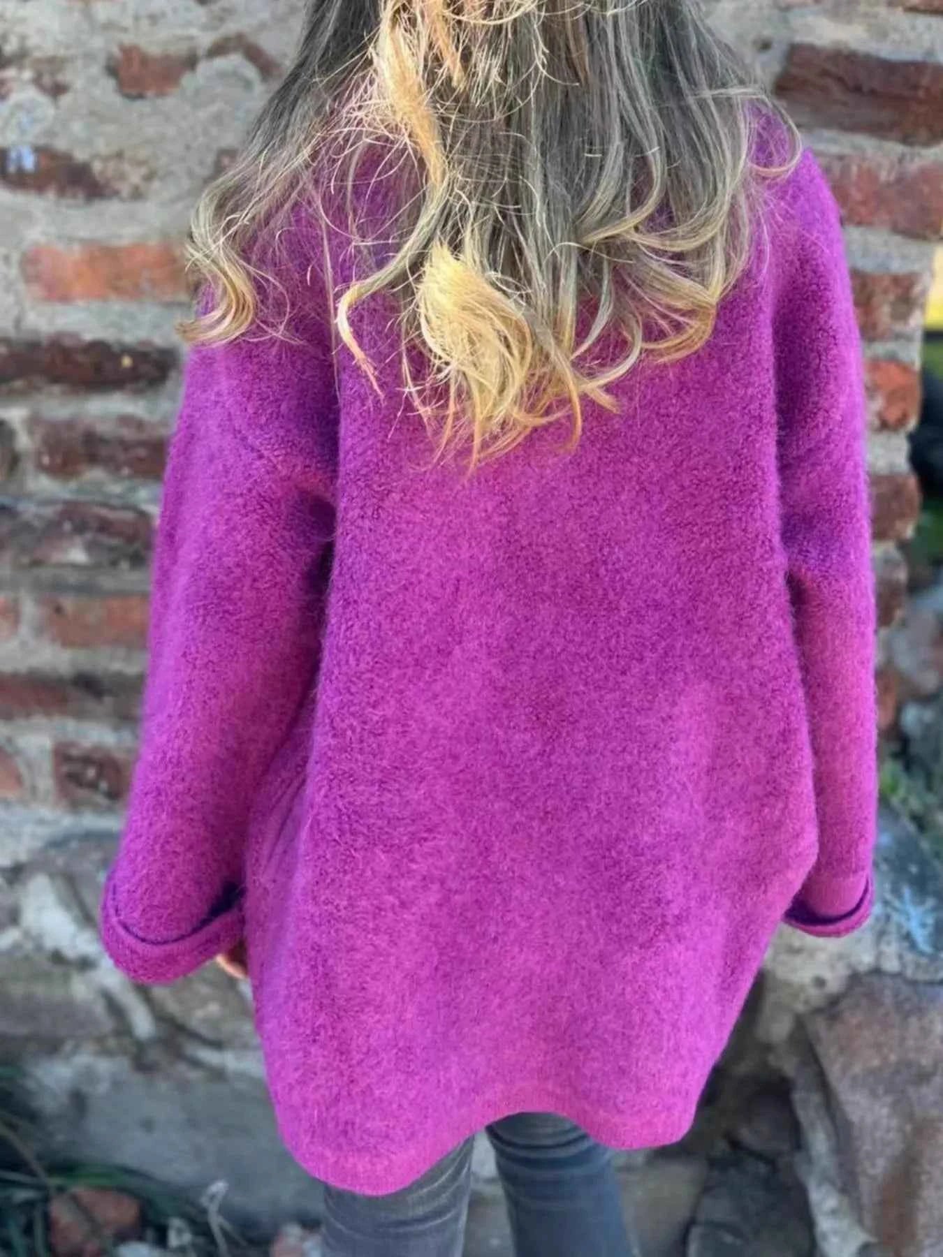 Open Front Long Sleeve Fluffy Jacket 48a37018-f599-4386-bce1-eff7c848493e-Max-Origin