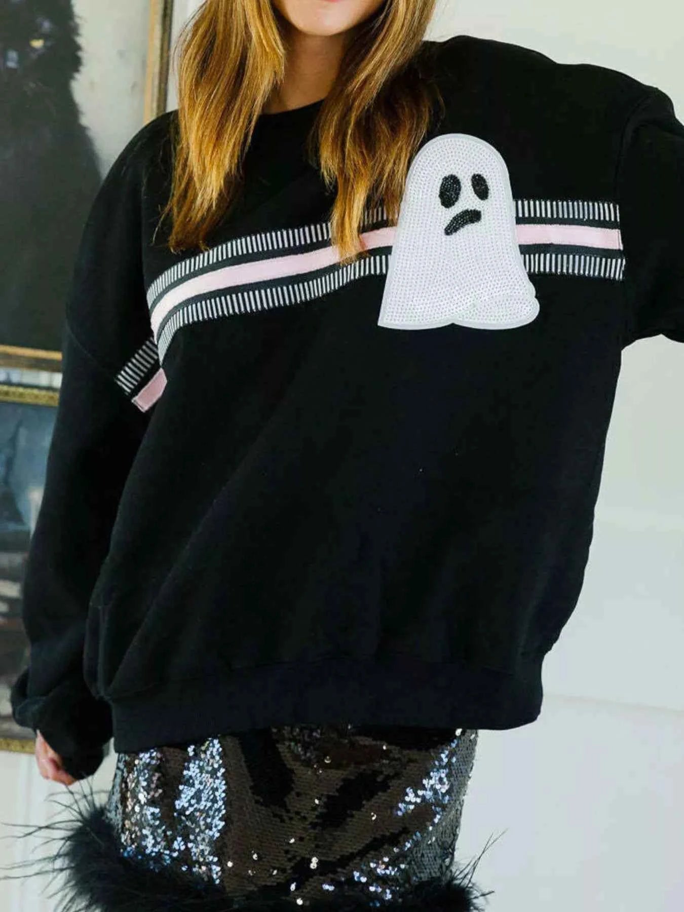 Halloween Sequin Round Neck Sweatshirt 4c933c1d-0395-4bdc-bd13-ba2fbe017921-Max-Origin
