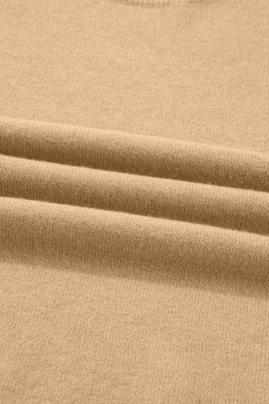 Plus Size Leopard Bow Split Cuff Sweater 51e9f409-fd79-464f-9426-fe13d5191547