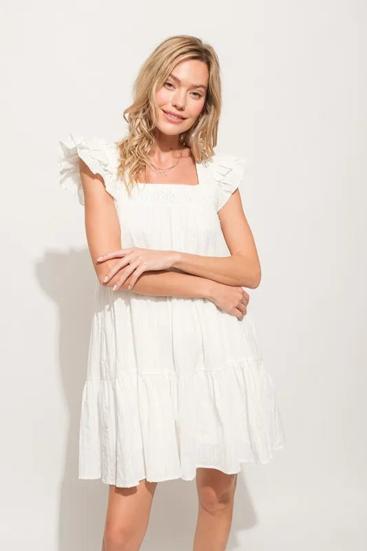 And The Why Origami Pleating Ruffled Sleeve Tiered Dress 5c4aa1a161474b4dbe4cd96c33400833-Max-Origin
