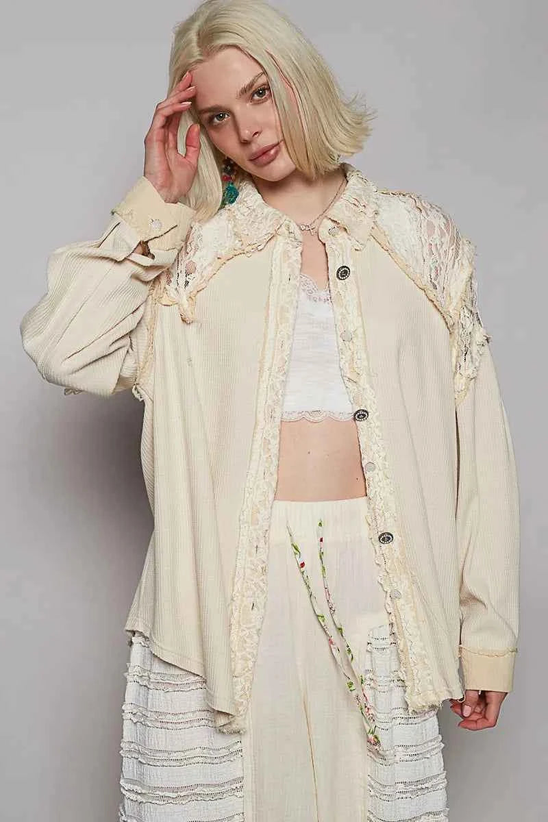 POL Lace Patchwork Button Up Shacket Cream 6e4c8ea3-5230-4a9d-a66b-671b02856966-Max-Origin