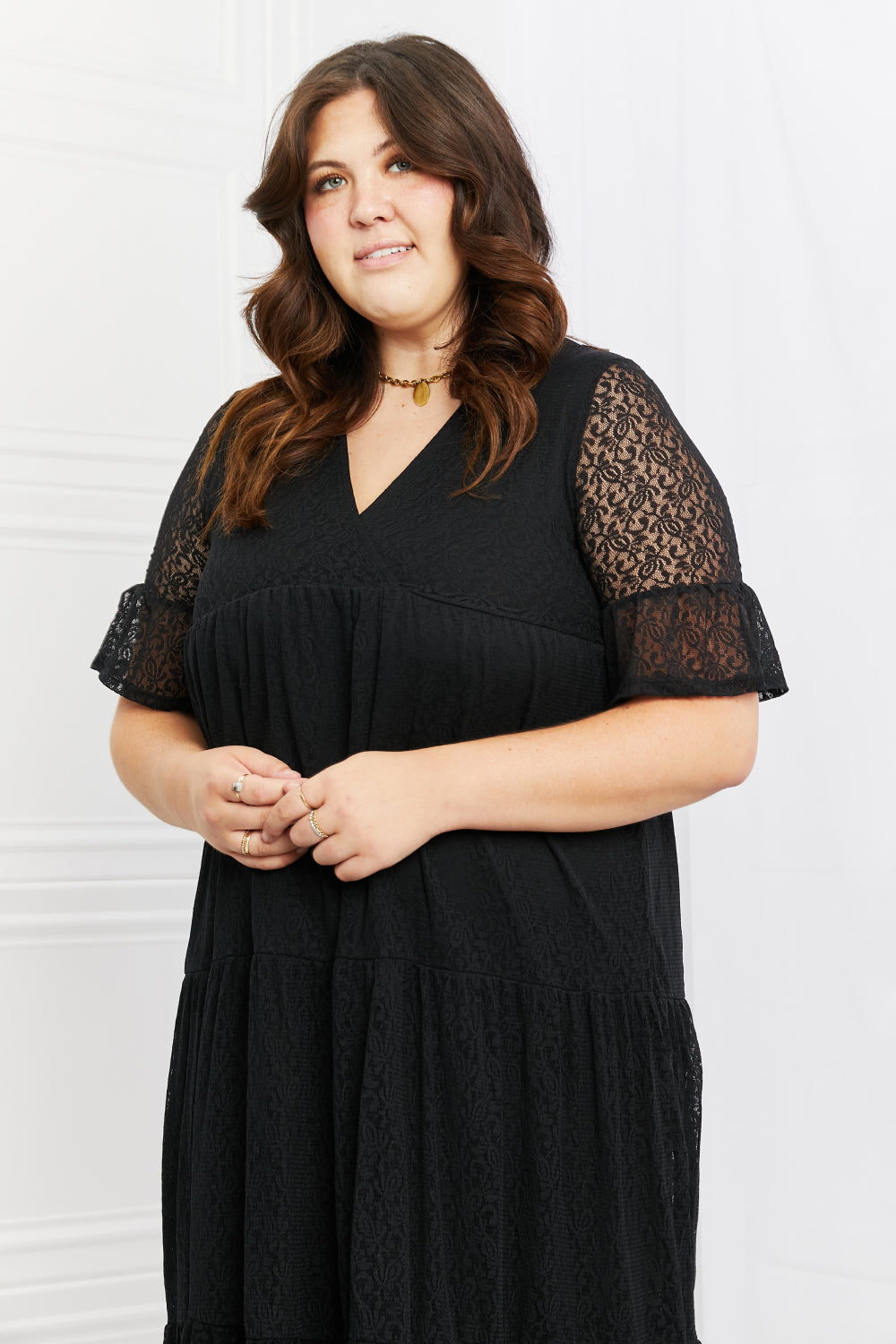 P & Rose Lovely Lace Full Size Tiered Dress 728afba4ccb446fdb711bb8edb887ba2-Max