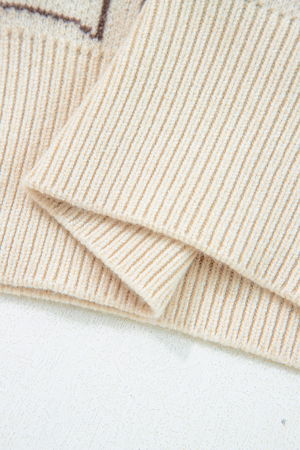 Pink Colorblock Bow Pattern Drop Sleeve Sweater 72c4ee5068dc245d