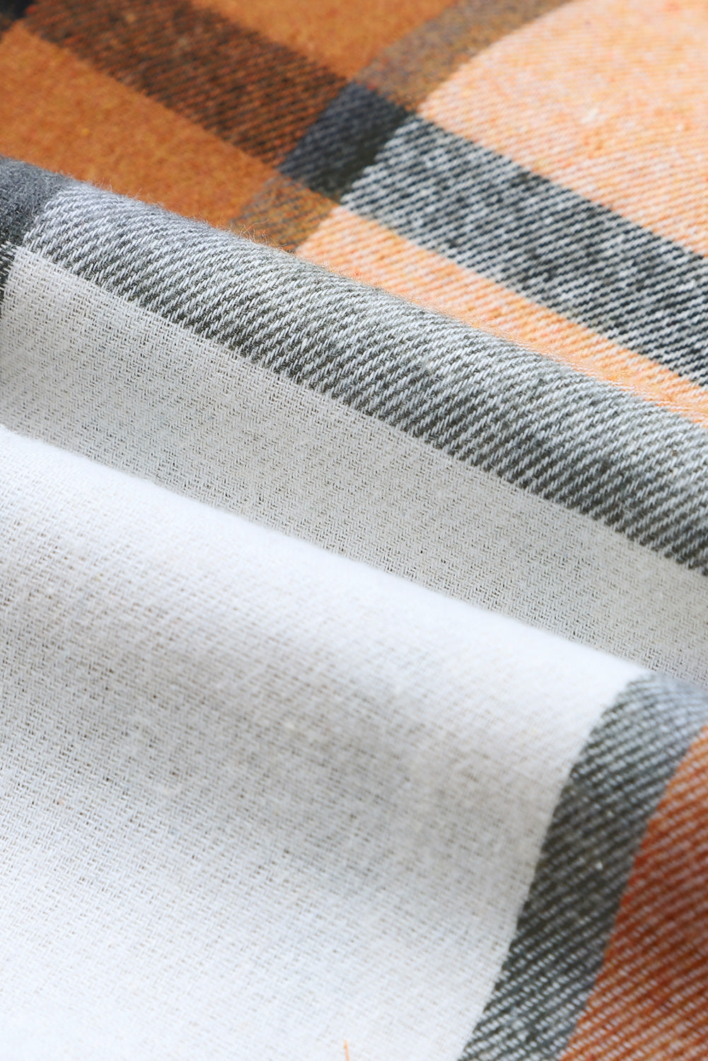 Khaki Plaid Pattern Collared Neck Ruffled Sleeve Shirt Dress 740ec5242b434af7