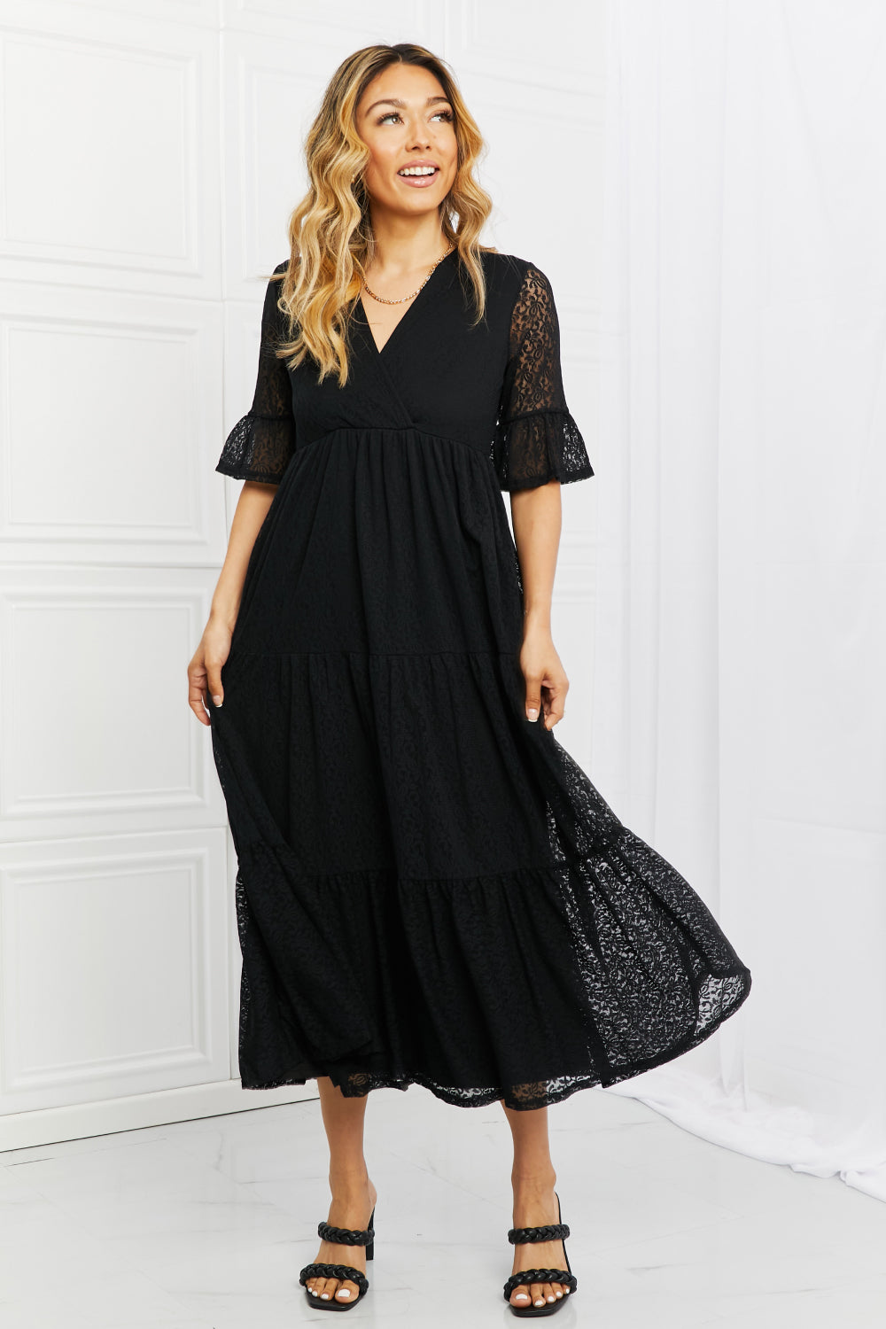 P & Rose Lovely Lace Full Size Tiered Dress 78a1c272cfd14847887ecd61be44cf09-Max