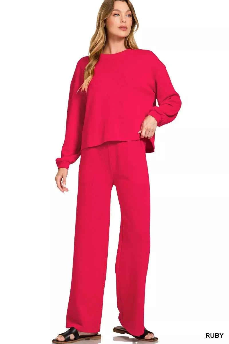 Zenana French Rib Pullover and Pants Set RUBY 7ade735899474082973c271f8a469fe0-Max-Origin