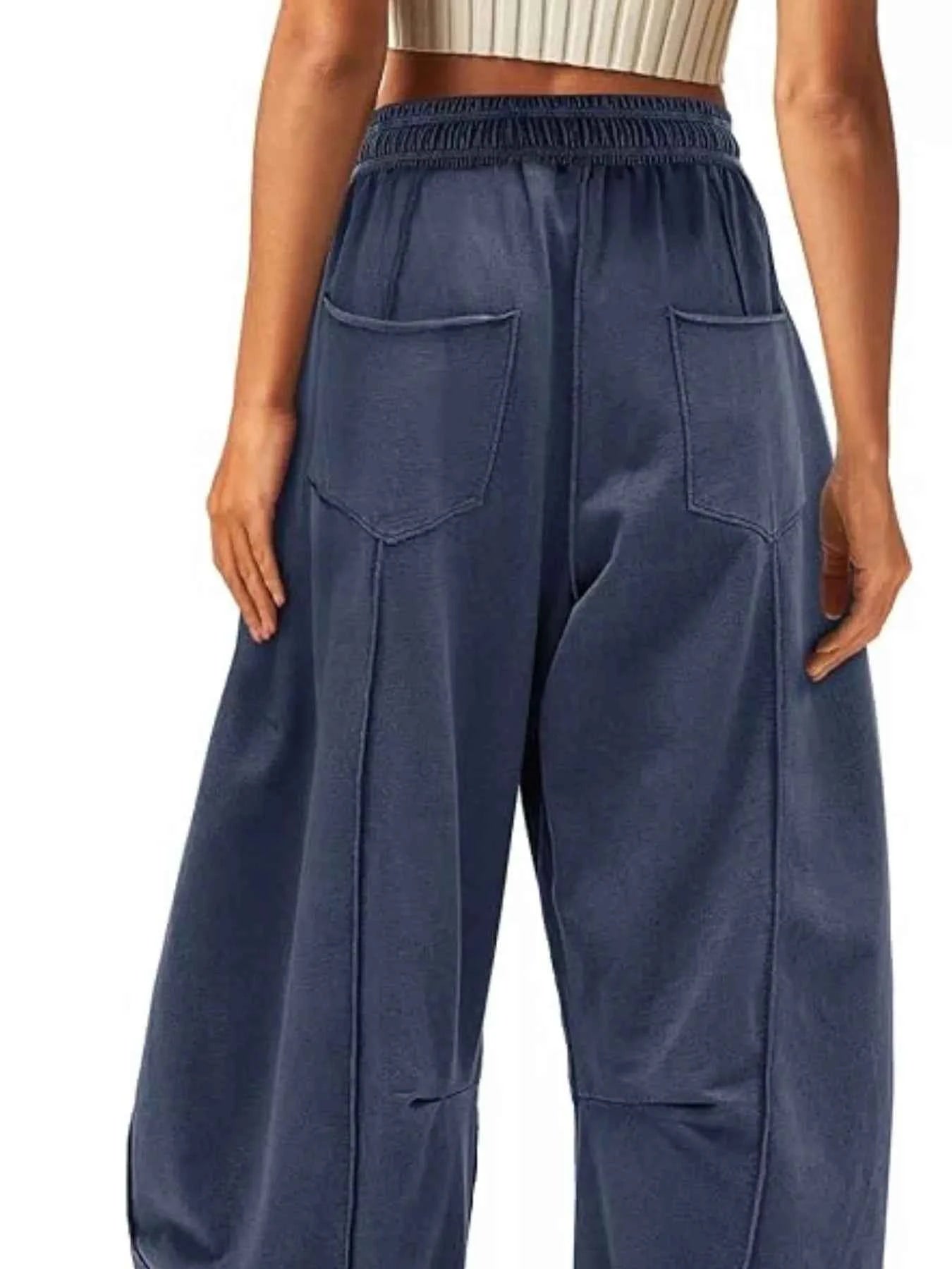 Drawstring Wide Leg Pants 83bf8cdc-3f7c-4b55-bdd0-c6be91e9e481-Max-Origin