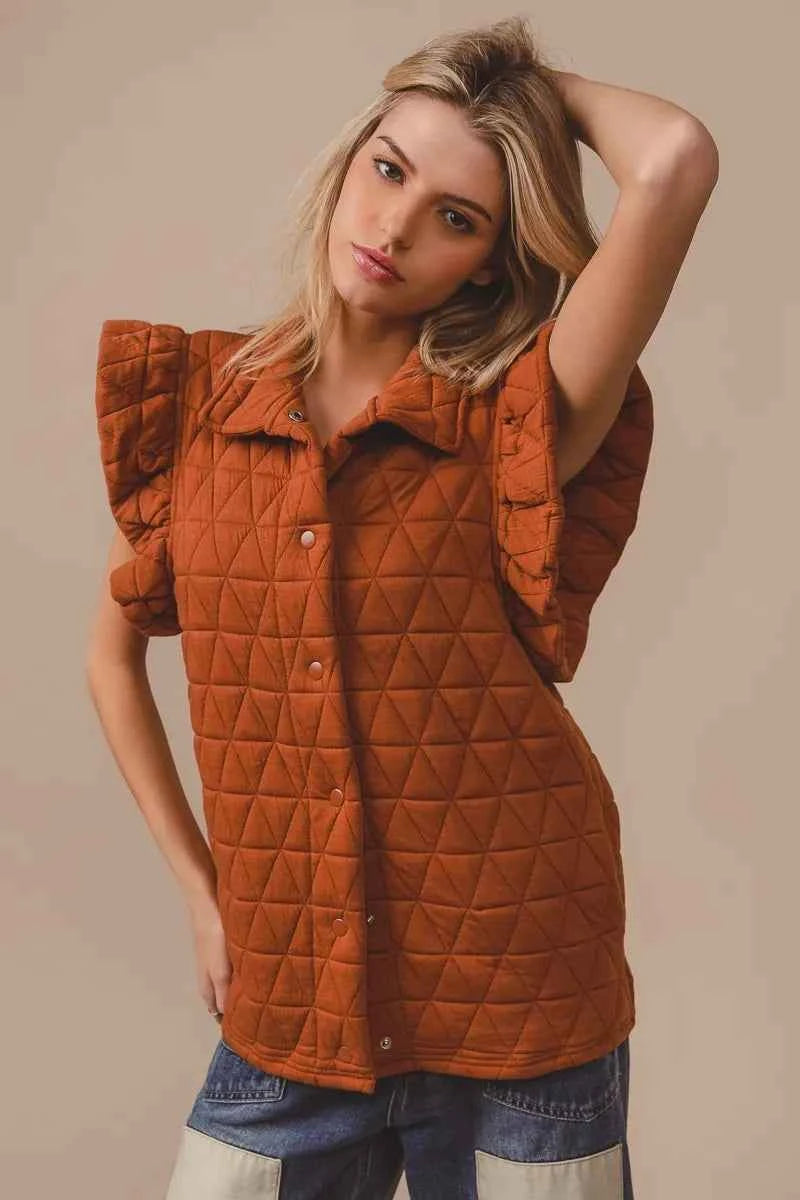 BiBi Quilting Knit Ruffle Sleeve Vest 8cf32eb07f9d498e95cb6f93a7677cc5-Max-Origin