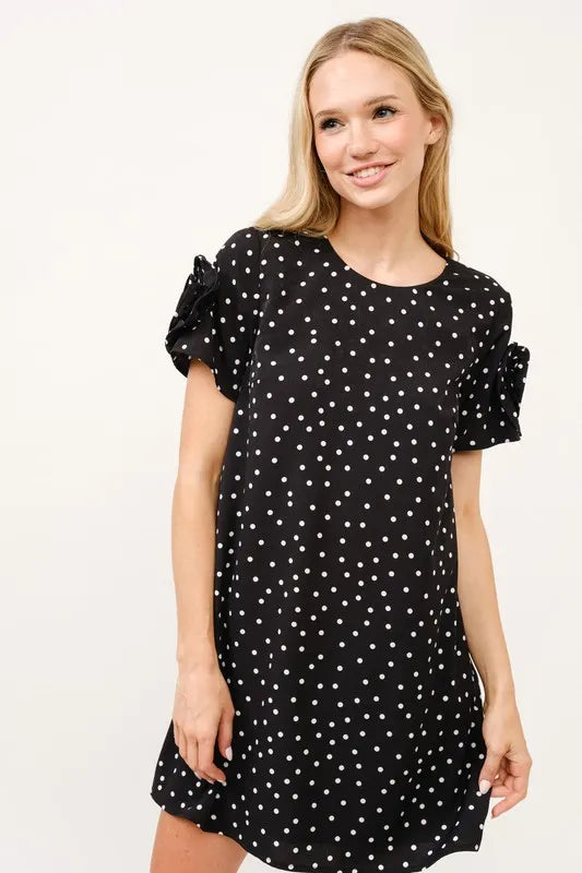 And The Why Embellished Sleeve Polka Dots Shift Dress 8e92875f927a4327b94be169547e7807-Max-Origin