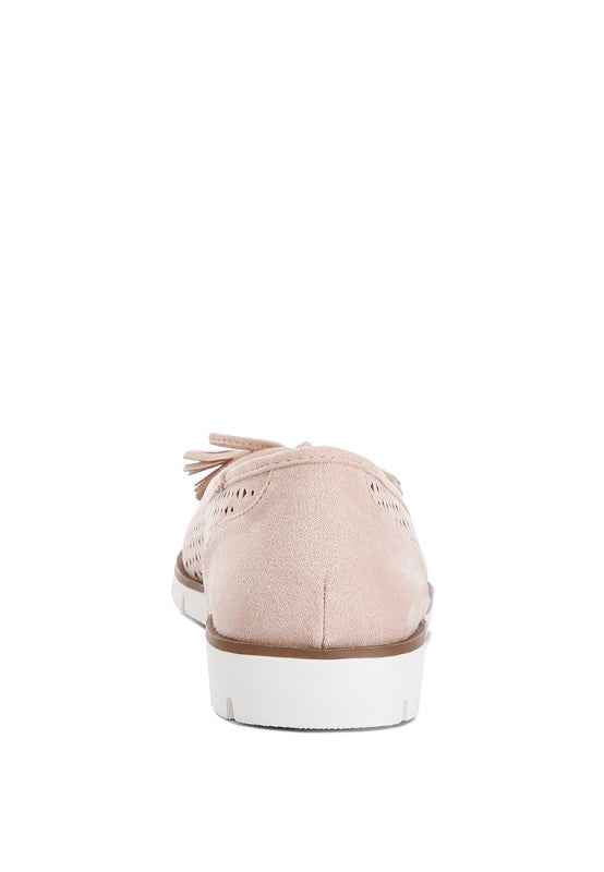 Pacer Perforated Leather Ballerinas 8ef9d275-f000-46a4-a6ea-581c5936409f