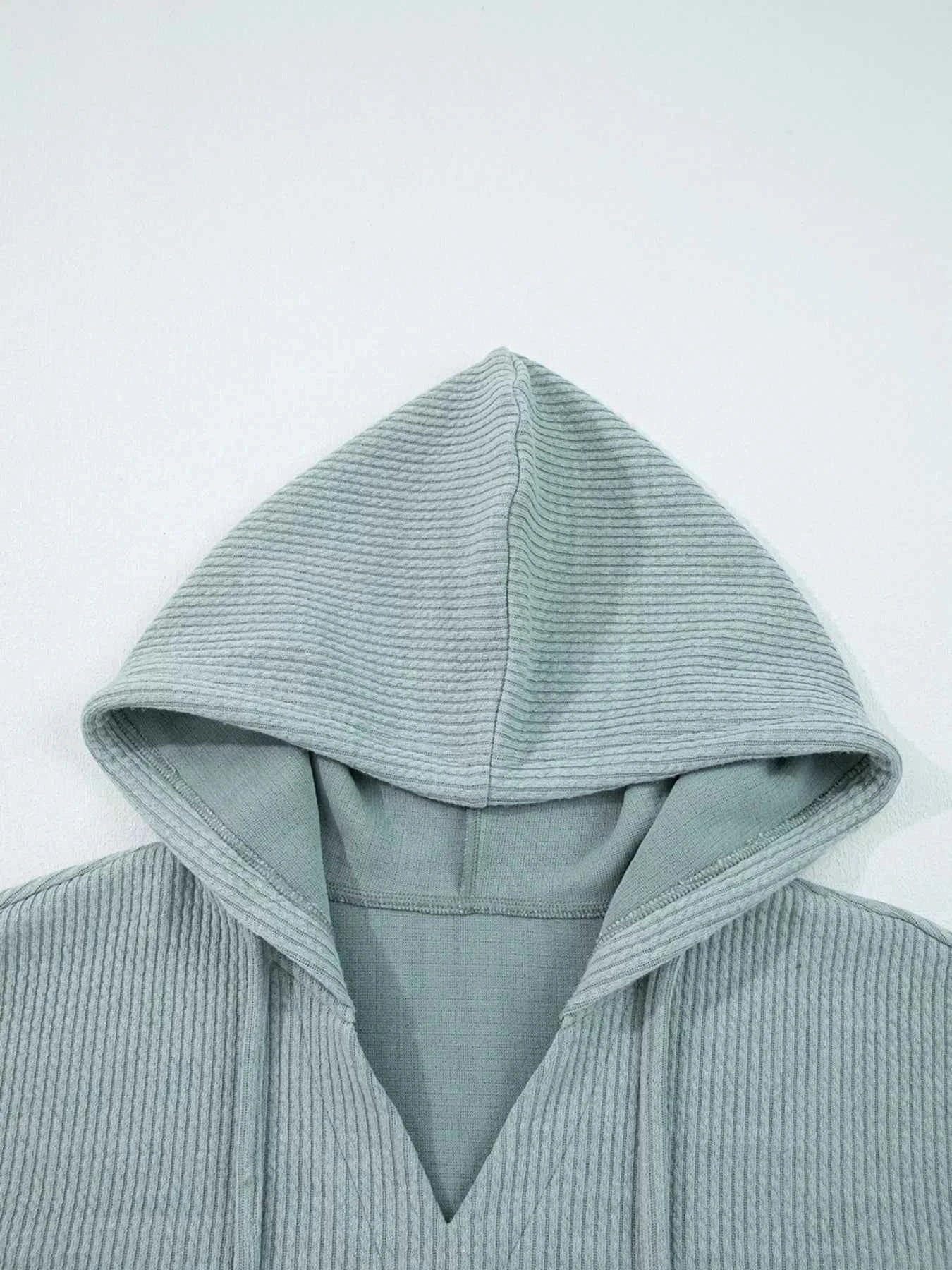 Ribbed Drop Shoulder Knit Hoodie 95d839fe97634d4c941ffb41a976d685-Max-Origin