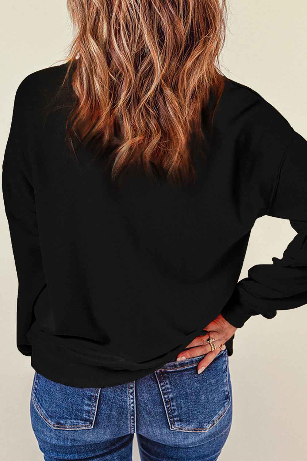Pumpkin Dropped Shoulder Sweatshirt 97f093d9222046d1a16ad407213dcfbd-Max