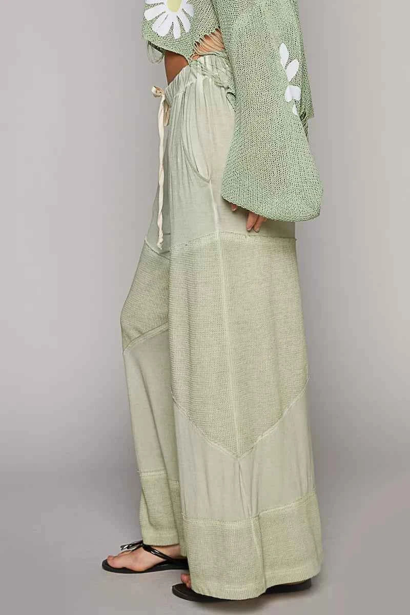 POL Elastic Waistband Wide Leg Pants with Drawstring 995486f9-1077-4888-9ff3-1c1569f766c8-Max-Origin