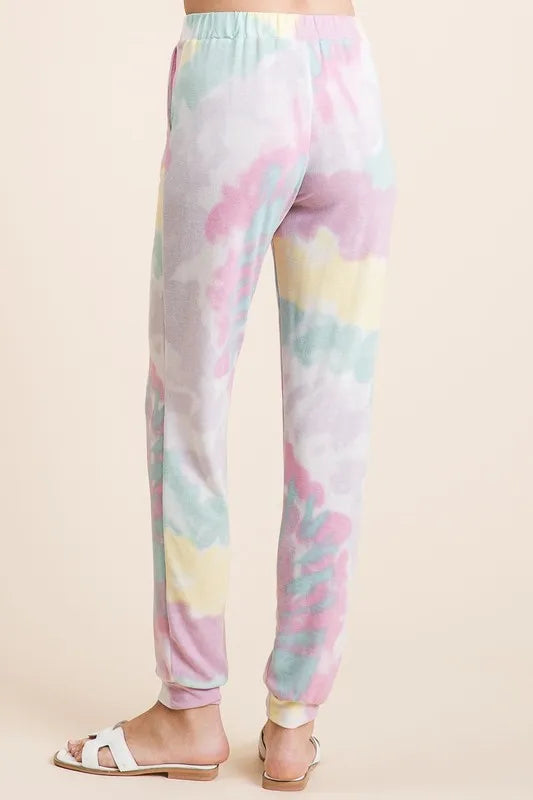BiBi Tie Dye French Terry Casual Pants a5a18e5a039d4c389049e62957a1da73-Max-Origin