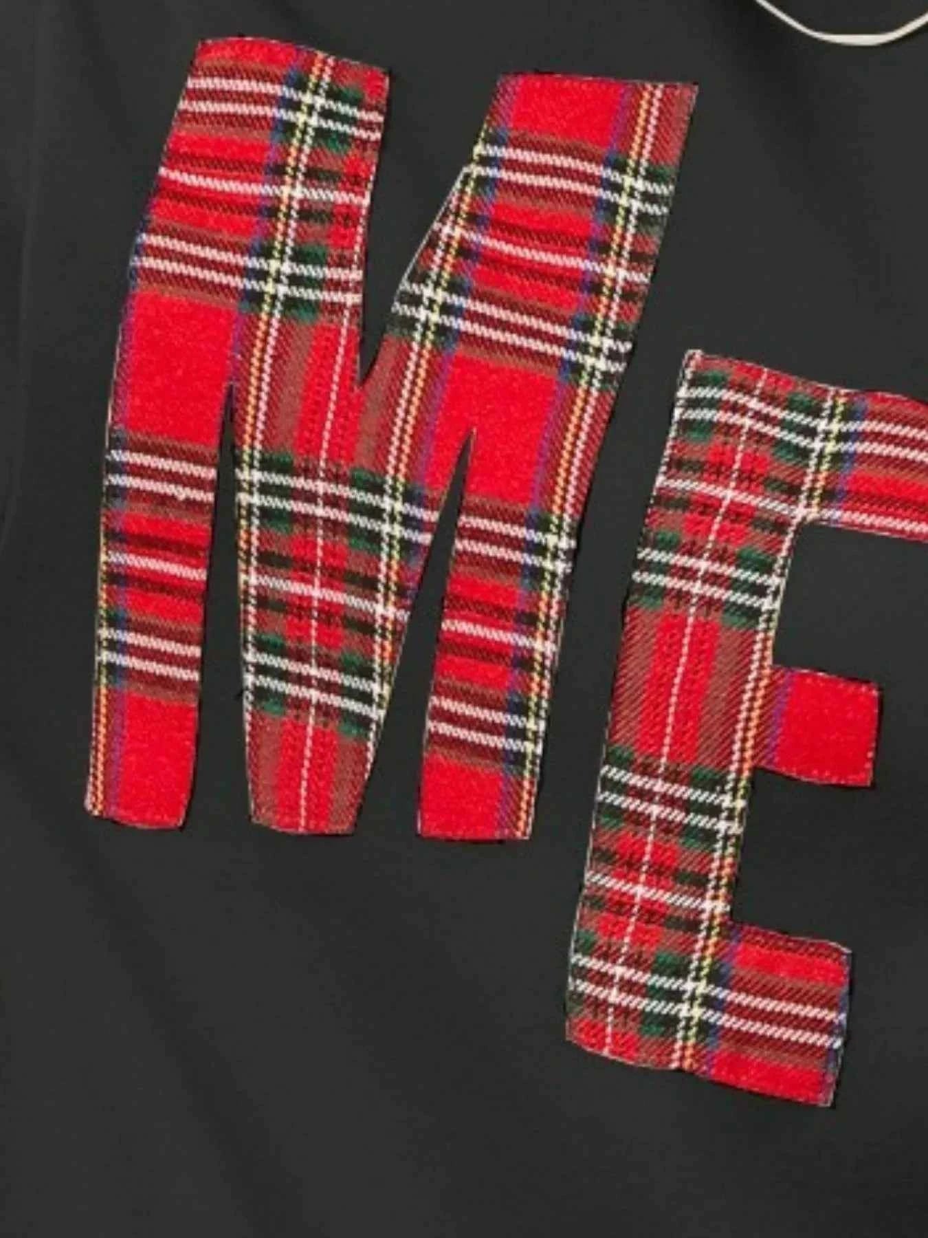 BiBi Plaid Merry Lettering Christmas Fleece Sweatshirt abd8c401-abc6-4e03-ba3f-98ff4359e82f-Max-Origin