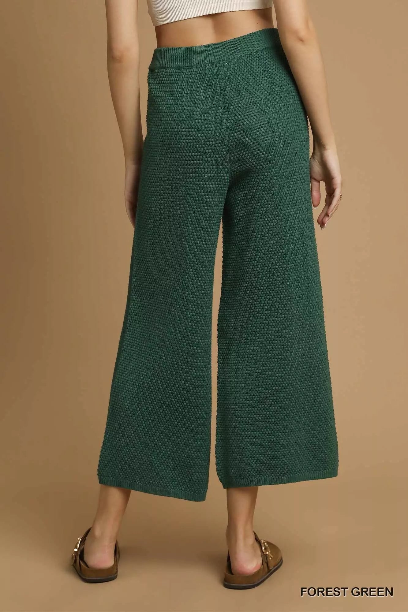 Umgee Textured Knit Wide Leg Pants ac4745ca-fc00-491c-b692-414576d82a91-Max-Origin