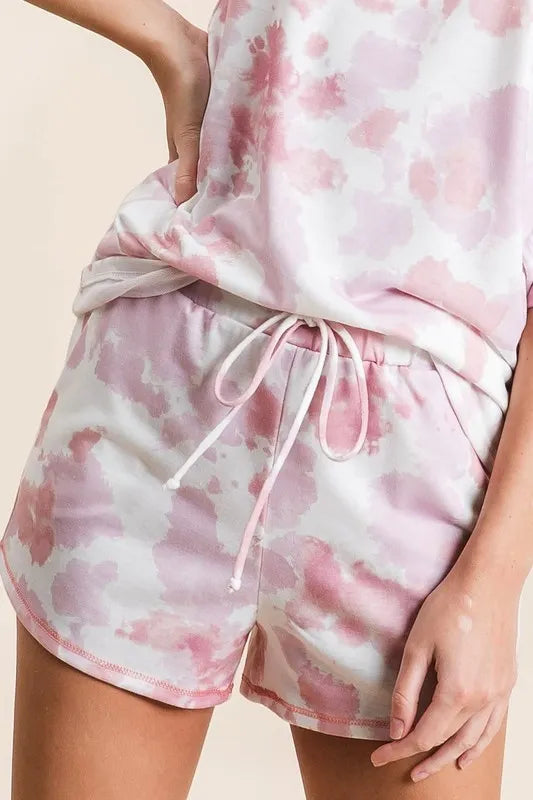 BiBi Tie Dye Print Terry Shorts With Side Pockets acf291a50e274090aeb52ddbab26a527-Max-Origin