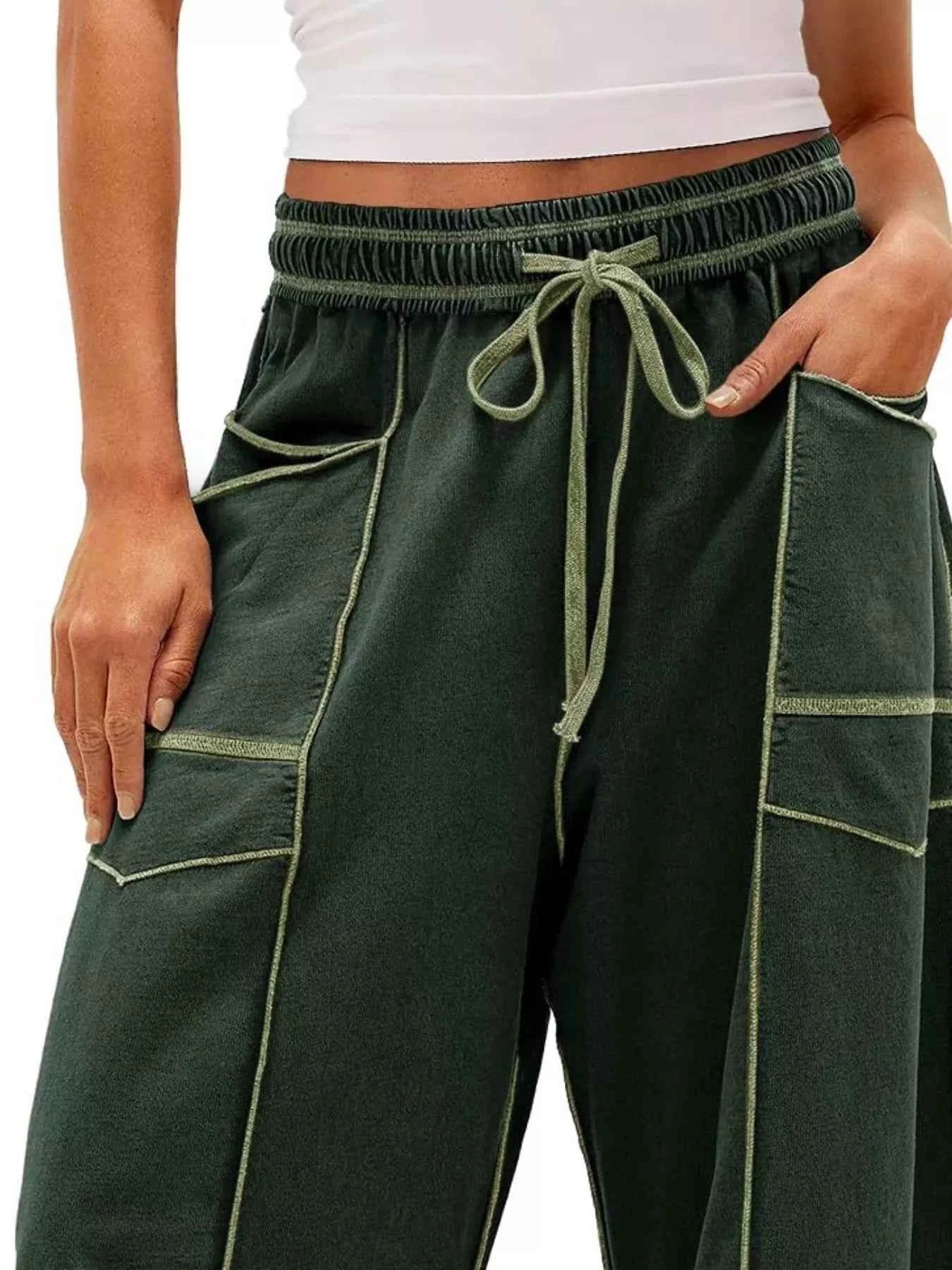 Drawstring Wide Leg Pants bc5bd3ad-4163-4519-bef1-04316fd50c14-Max-Origin