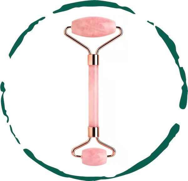 Rose Quartz Face Roller As Shown One Size bf14e263-b817-427f-8822-5632710c5537