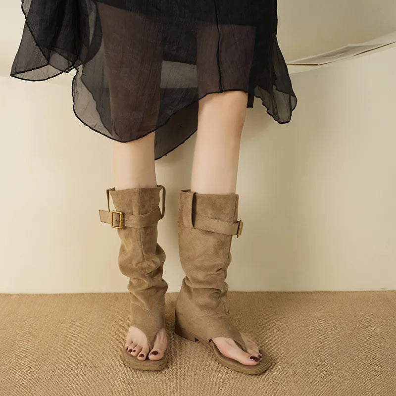 Toe Post Platform Sandals Camel c28ba145-f70e-4f4d-84c7-8f0493fc4218-Max-Origin