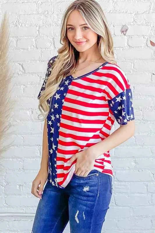 And The Why American Flag Short Sleeve Top c4f776a4-75e8-462c-bef0-641f67c17c78-Max-Origin