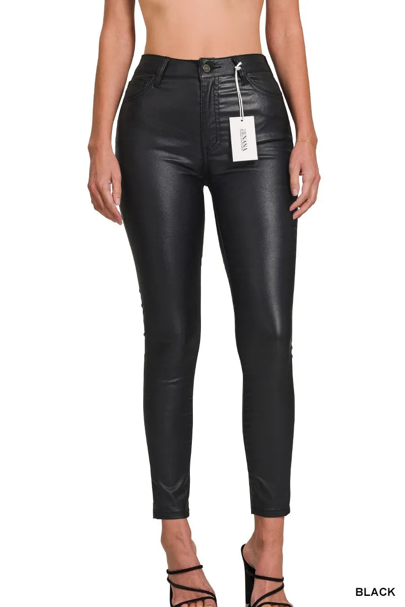 Zenana Faux Leather Stretch Skinny Pants cd24591e399a44db97360814140b8a96-Max-Origin