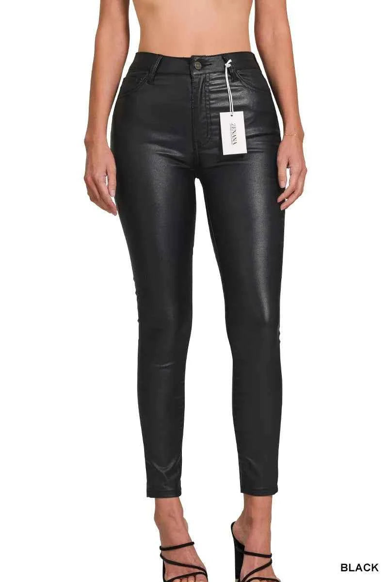 Zenana Faux Leather Stretch Skinny Pants cd24591e399a44db97360814140b8a96-Max-Origin