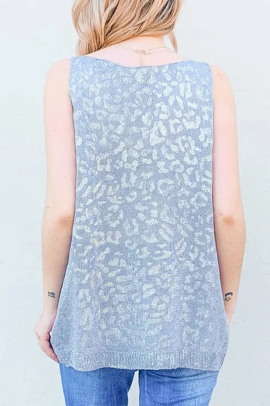 And The Why Leopard Foil Print Sleeveless Sweater Top cdb2f7f67cca4109b598cde621ee4114-Max-Origin