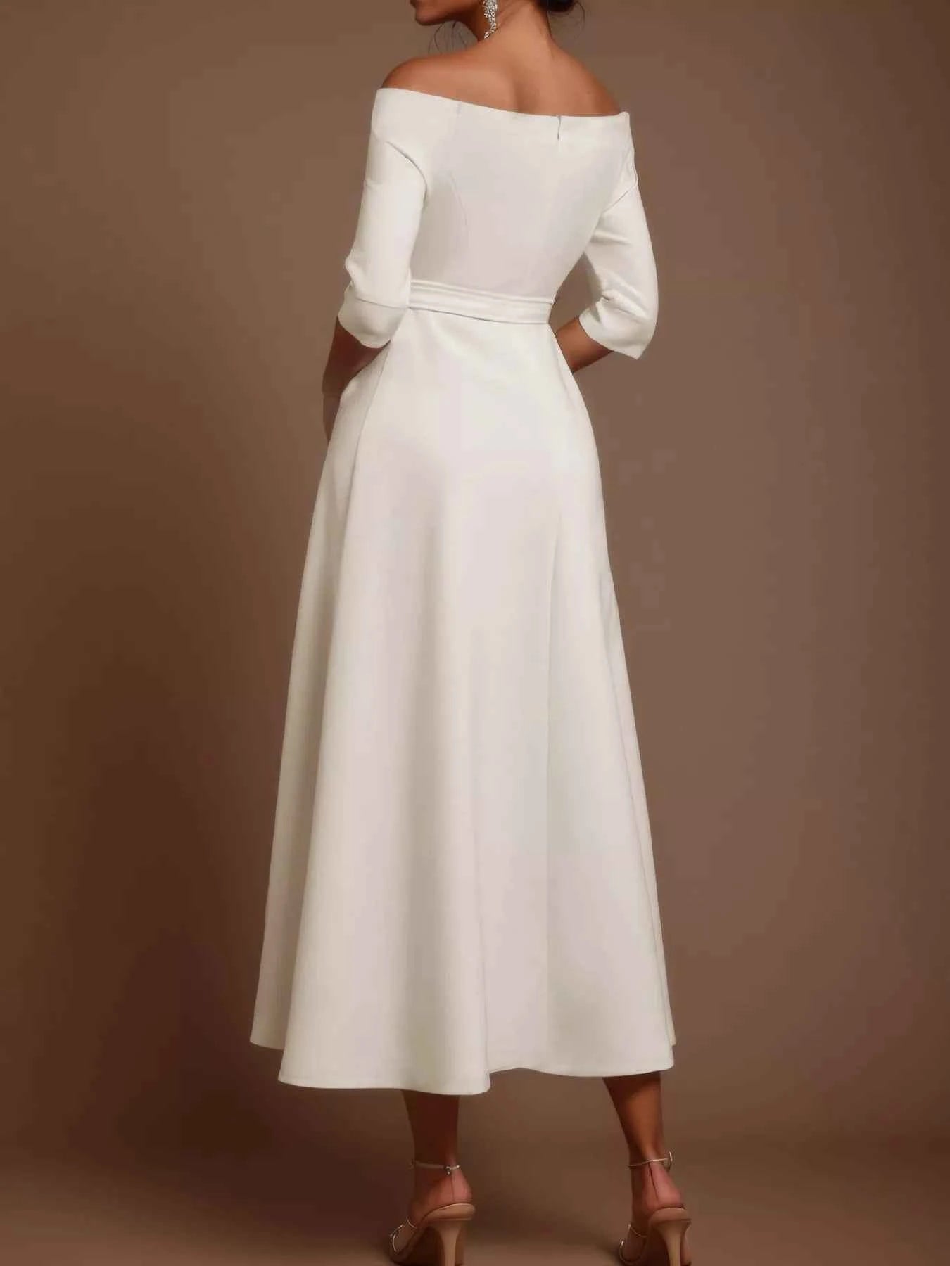 Elegant Off-Shoulder Belted Maxi Dress d42f0bb8912f4f72aff3d9fe124e4e2b-Max-Origin