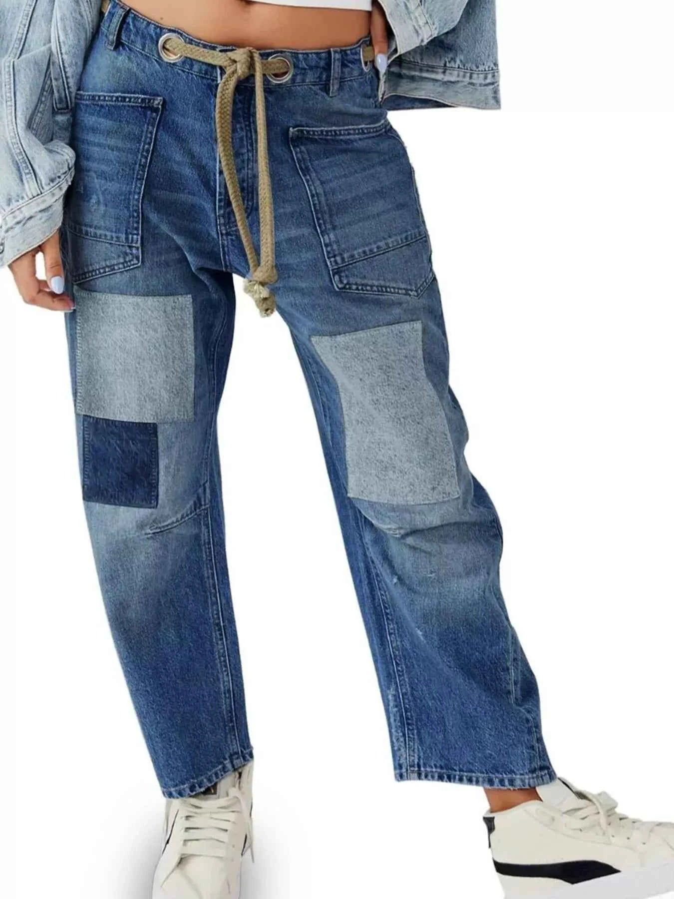 Washed Wide Leg Jeans Blue d85bae2854294782a96266fe937d1802-Max-Origin