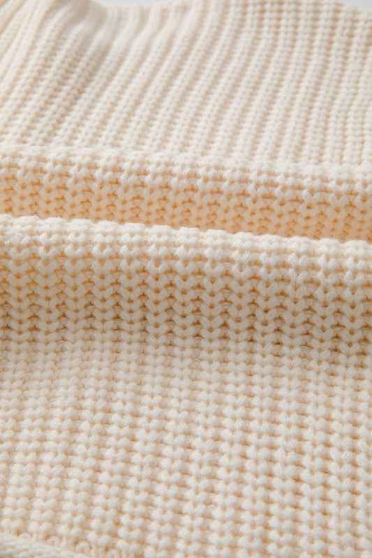 Solid Textured Buttoned Oversized Sweater Vest f7bb53c3-f8da-425a-9058-aa1d70c3f285