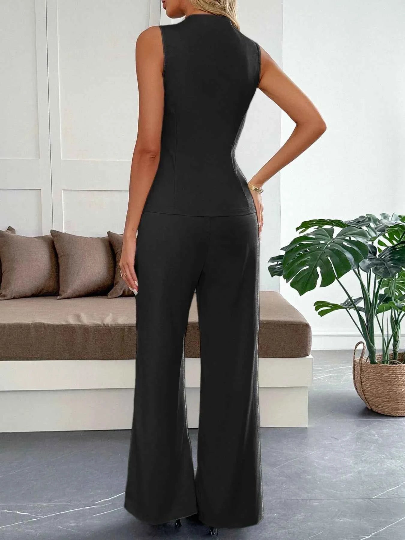 V-Neck Vest and Pants Set fcb2617d-8d69-4ef5-996f-10c104793f01-Max-Origin